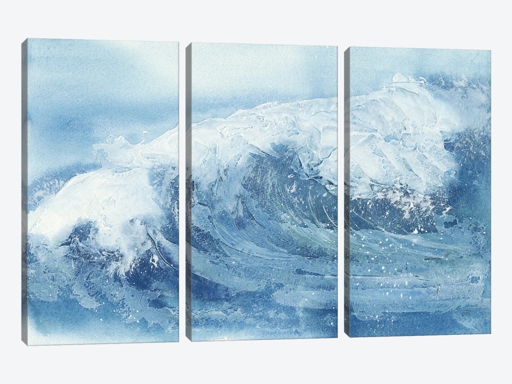Waves IV by Chris Paschke 3-piece Canvas Artwork