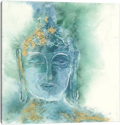 Gilded Buddha I Canvas Art Print - Buddhism Art