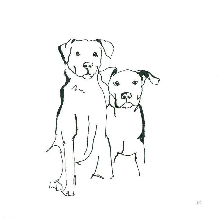 Lovable Mutts IV by Chris Paschke wall art