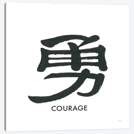 Courage Word Canvas Print #CPA243} by Chris Paschke Canvas Artwork