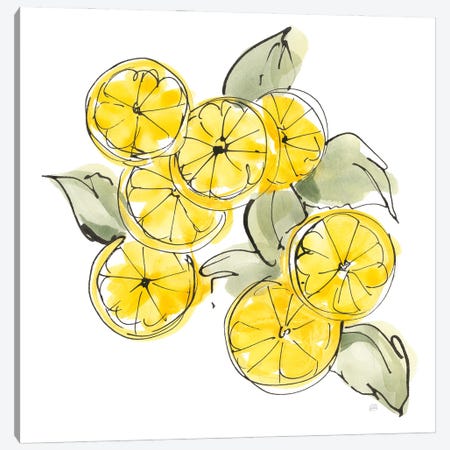 Cut Lemons I Canvas Print #CPA280} by Chris Paschke Canvas Art