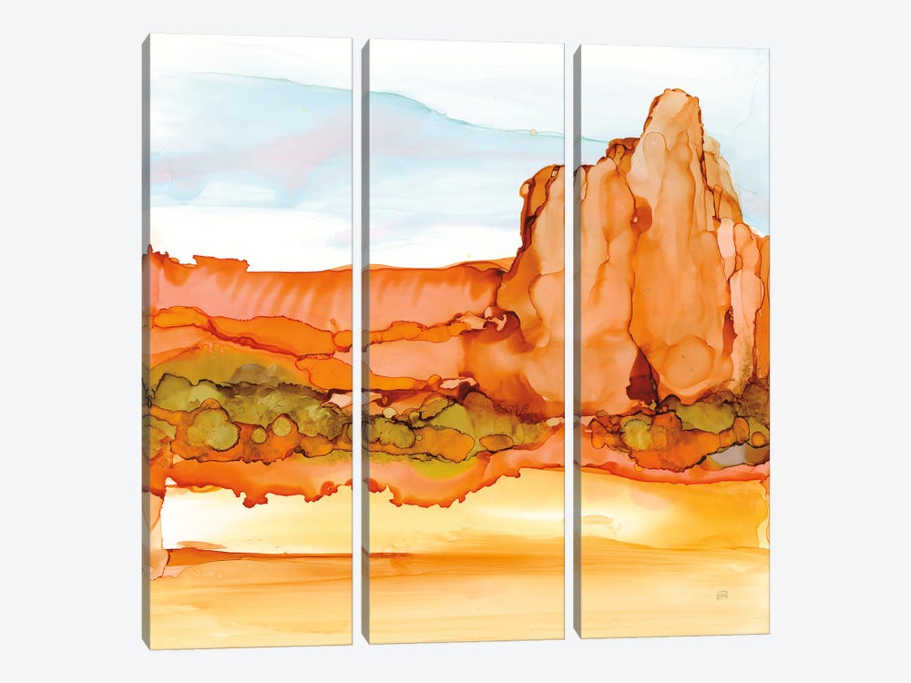 Desertscape VII by Chris Paschke 3-piece Canvas Artwork