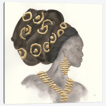 Headdress Beauty I Canvas Print #CPA30} by Chris Paschke Canvas Artwork