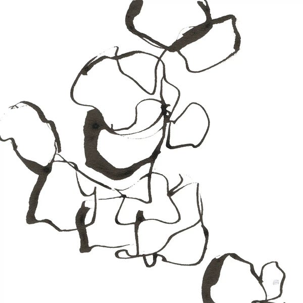 Black & White Minimalist Décor: Stoned III by Chris Paschke