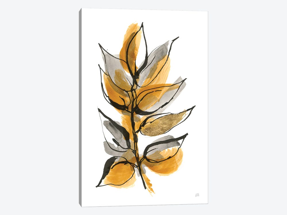 Amber Leaves I by Chris Paschke 1-piece Art Print