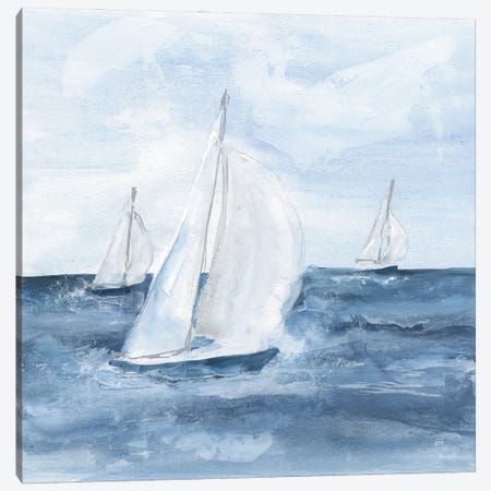 Sailboats V Canvas Print #CPA354} by Chris Paschke Canvas Art Print