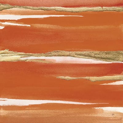 Gilded Mandarin I Burnt Orange by Chris Paschke art print