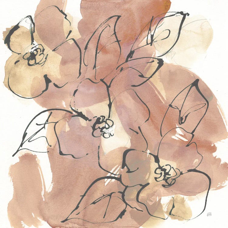 Cashmere Florals II by Chris Paschke wall art