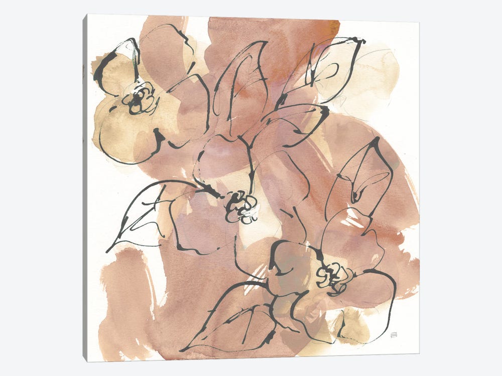 Cashmere Florals II by Chris Paschke 1-piece Canvas Artwork