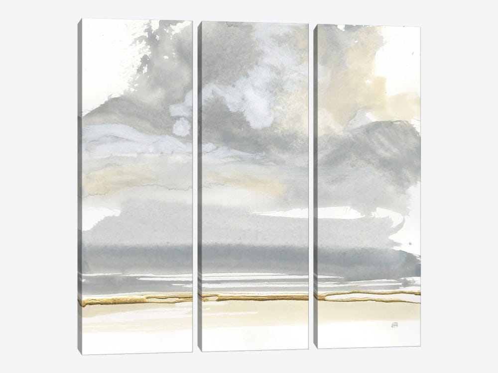 Cumulus Gray I by Chris Paschke 3-piece Canvas Art Print
