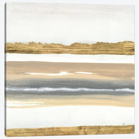 Gold and Gray Sand IV Canvas Print #CPA369} by Chris Paschke Art Print