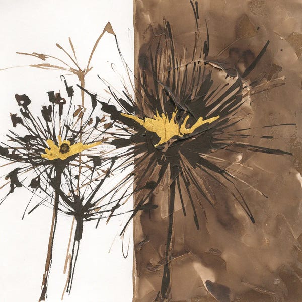 Japandi: Gilded Thistle II by Chris Paschke