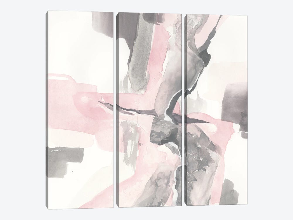 Blushing Grey I 3-piece Canvas Print