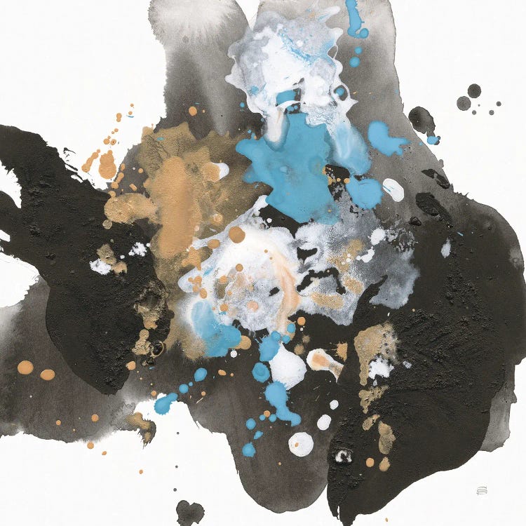 Teal Chaos II by Chris Paschke wall art