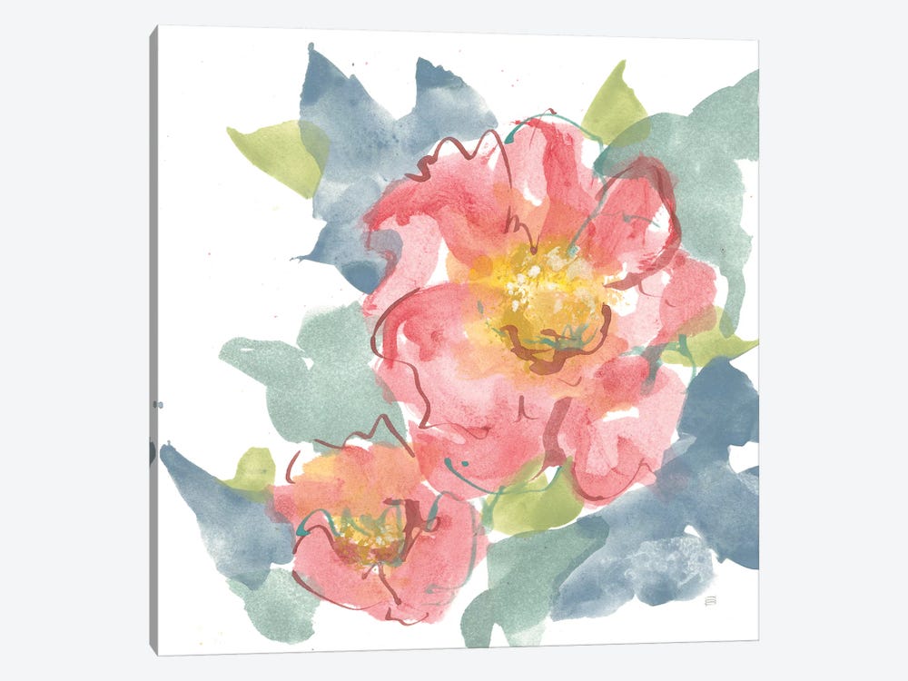 Peony in the Pink II on White by Chris Paschke 1-piece Art Print