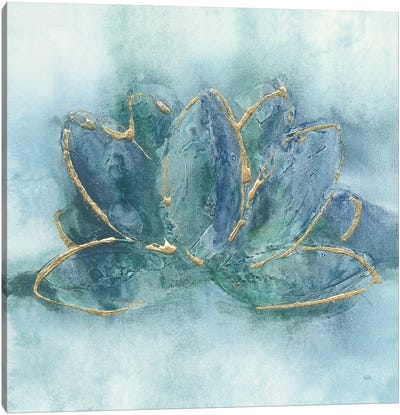 Buddha Lotus Canvas Art Print - Flower Art