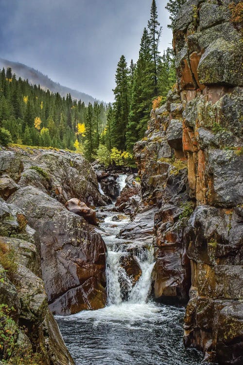 Poudre Falls In Autumn by Christopher Thomas wall art