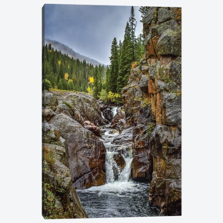 Poudre Falls In Autumn Canvas Print #CPH101} by Christopher Thomas Canvas Print