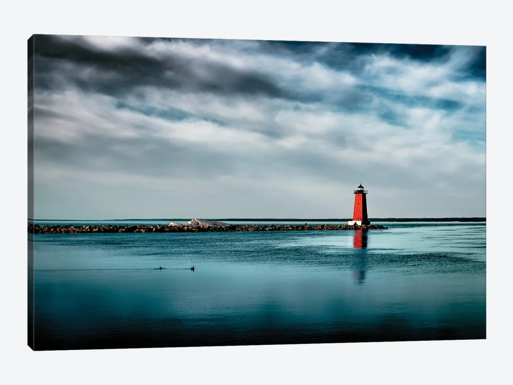 Red Beacon by Christopher Thomas 1-piece Canvas Wall Art