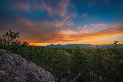 Smoke Flavored Sunset by Christopher Thomas canvas print