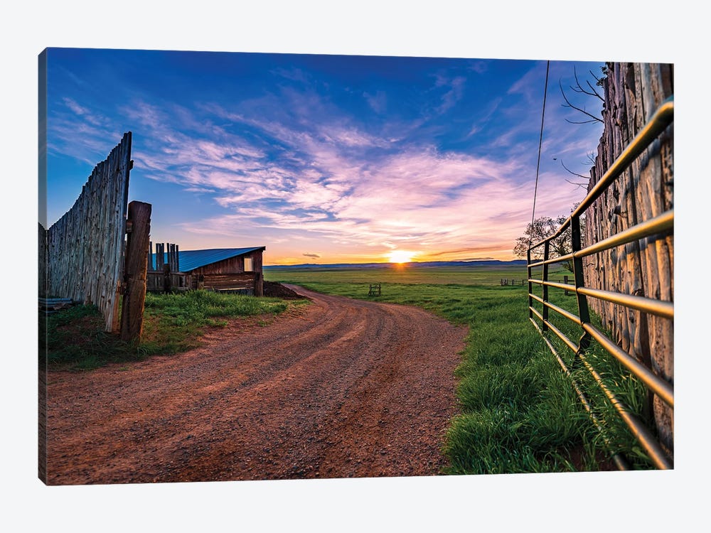 Wyoming Ranchland Sunrise by Christopher Thomas 1-piece Canvas Wall Art