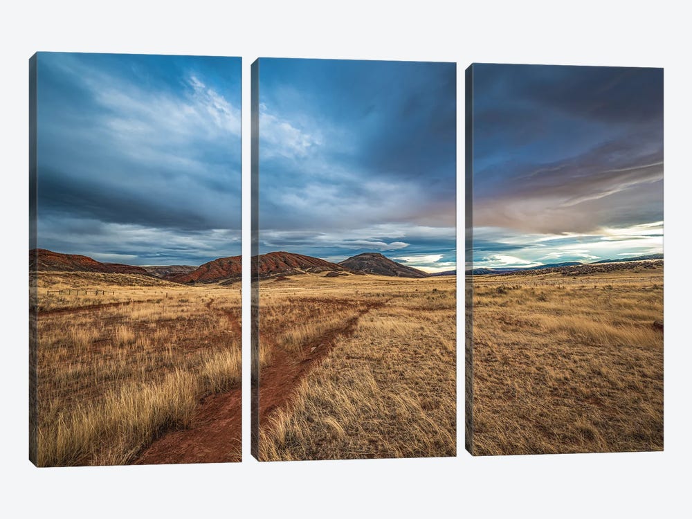 Wide Open Countryside by Christopher Thomas 3-piece Canvas Art Print