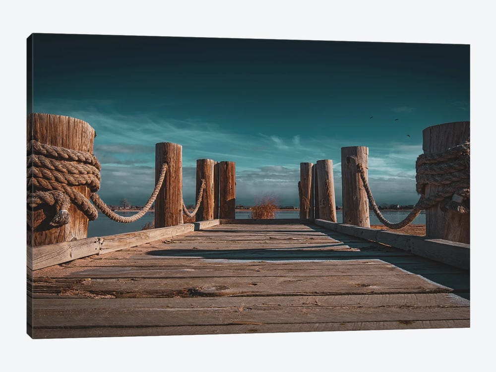 Windsor Lake Dock by Christopher Thomas 1-piece Canvas Artwork