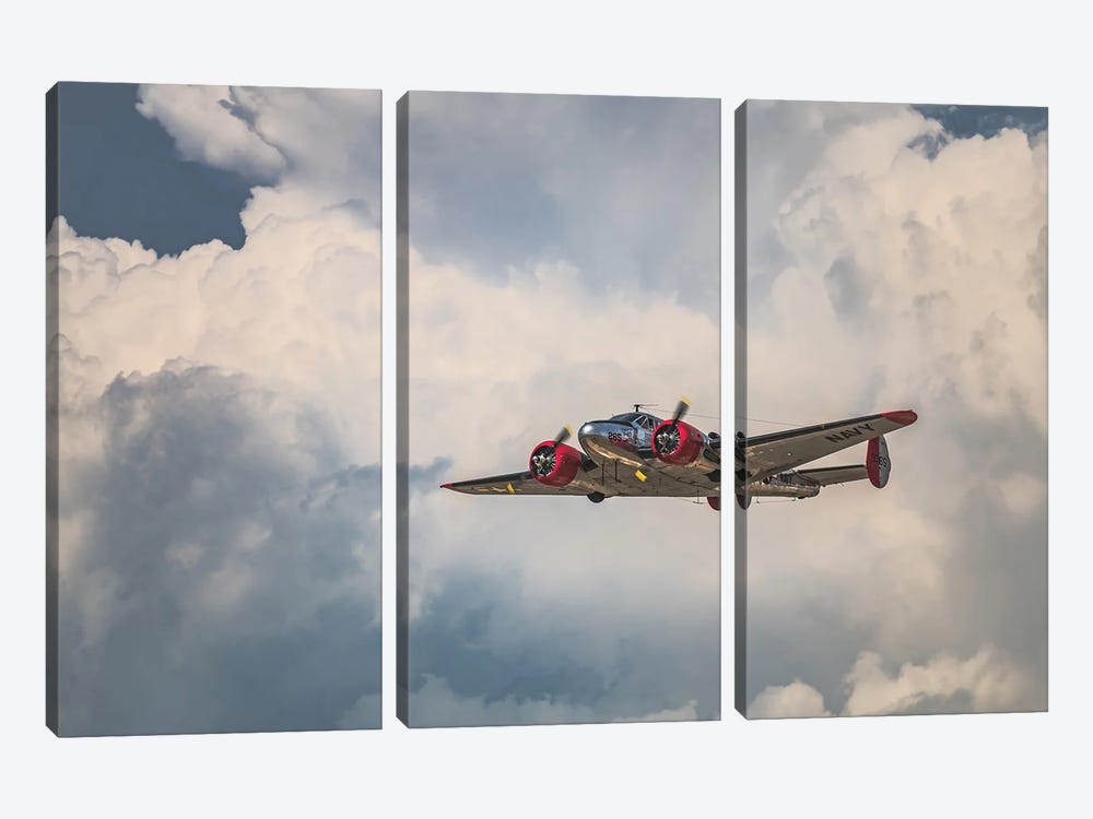Sonoran Beauty Wwii Aircraft by Christopher Thomas 3-piece Canvas Art