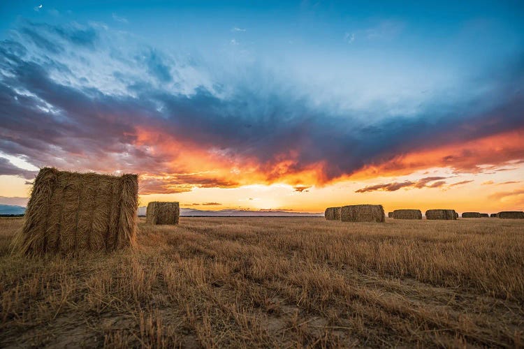 Big Bale Sunset