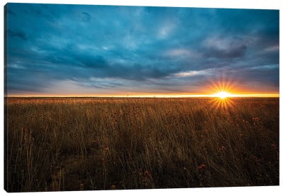 Colorado Plains Sunset Canvas Art Print - Christopher Thomas