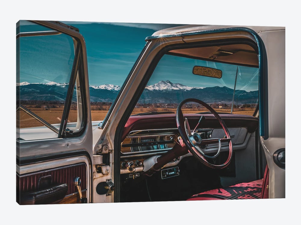 Dashboard Views Of The Rockies by Christopher Thomas 1-piece Canvas Art
