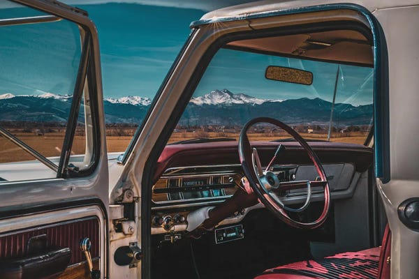 Christopher Thomas: Dashboard Views Of The Rockies by Christopher Thomas
