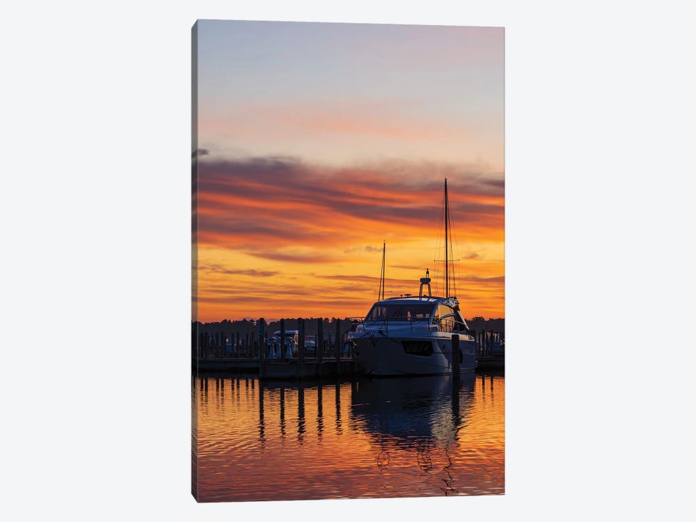 Daybreak At Clinch Marina by Christopher Thomas 1-piece Canvas Print