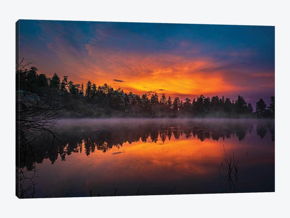 Diamond Lake Sunset by Christopher Thomas 1-piece Art Print