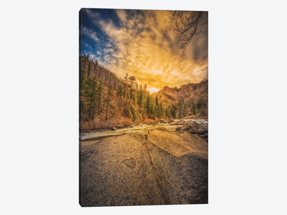 Golden Canyon Glow by Christopher Thomas 1-piece Canvas Art