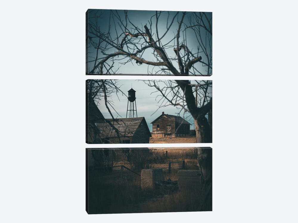 Ghost Towns Of The West - Keota by Christopher Thomas 3-piece Canvas Wall Art