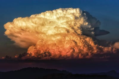 Giant Thunderhead by Christopher Thomas framed canvas print