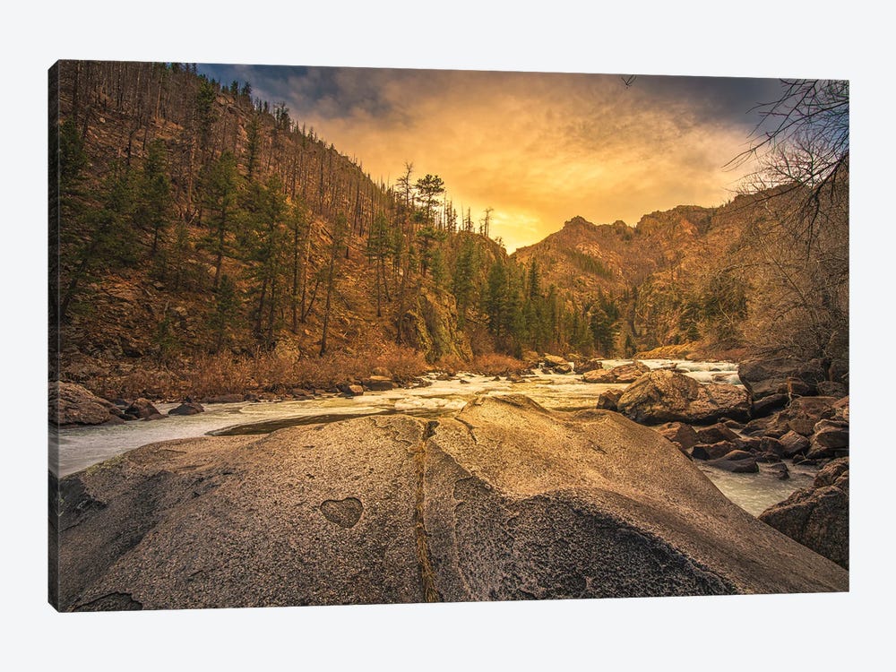 Golden Canyon Glow II by Christopher Thomas 1-piece Canvas Artwork