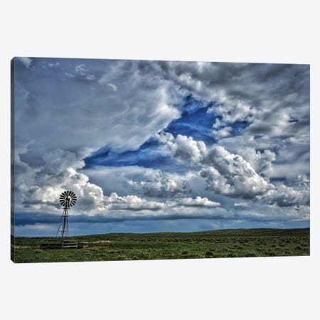 Northeastern Colorado Windmill Canvas Print #CPH94} by Christopher Thomas Canvas Artwork