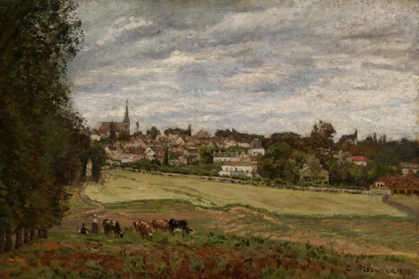 View Of The Village Of Marly-Le-Roi, 1870