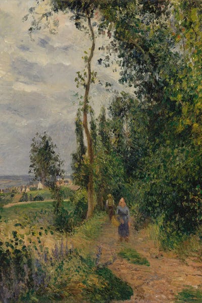 Camille Pissarro: Côte Des Grouettes, Near Pontoise by Camille Pissarro