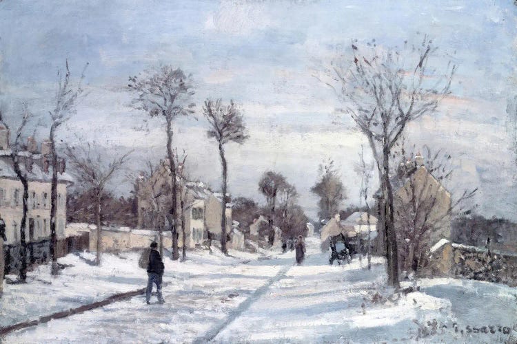 The Road To Versailles, Louveciennes, Bei Schnee, 1870