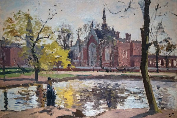 London: Dulwich College, London (1871) by Camille Pissarro