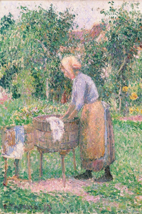 A Washerwoman At Eragny