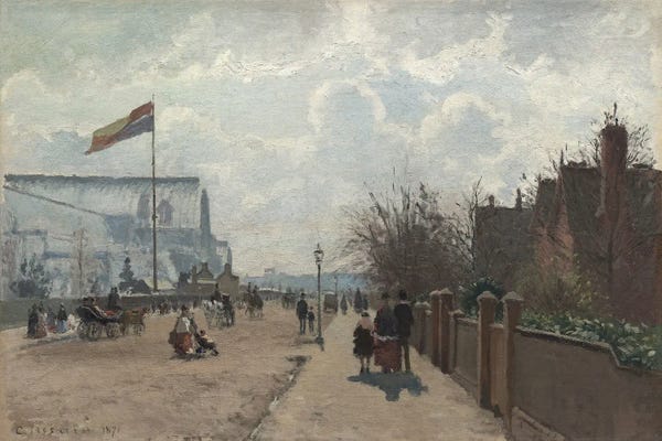 Camille Pissarro: The Crystal Palace, London by Camille Pissarro