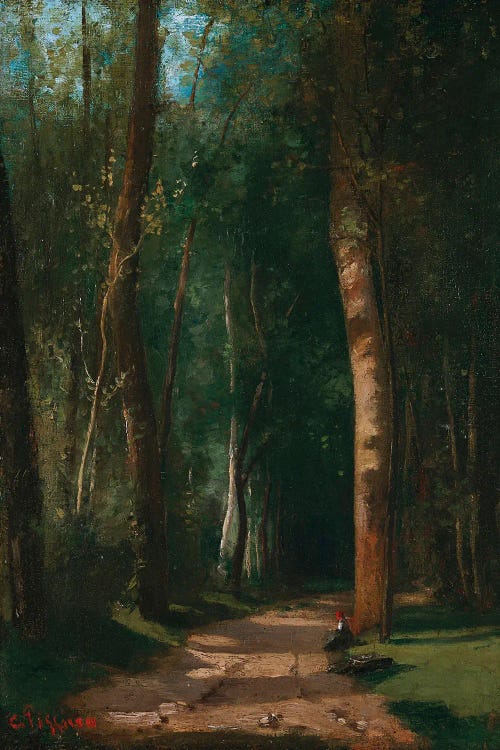 Alley In A Forest (About 1859)
