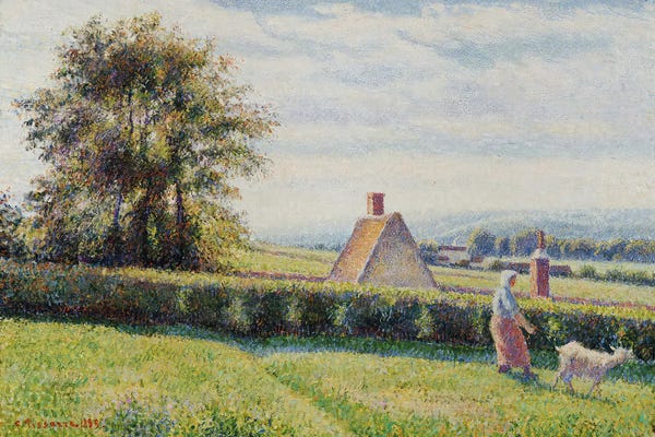 Camille Pissarro: Spring Pasture by Camille Pissarro