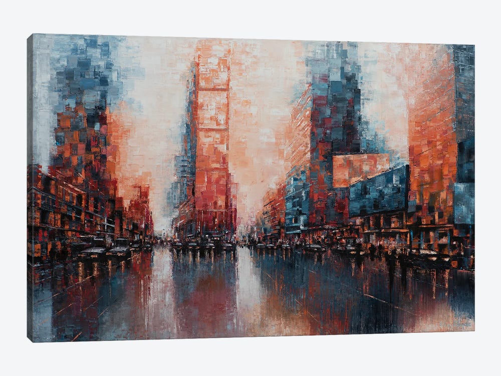 Times Square III by Elisa Chupik 1-piece Canvas Art Print