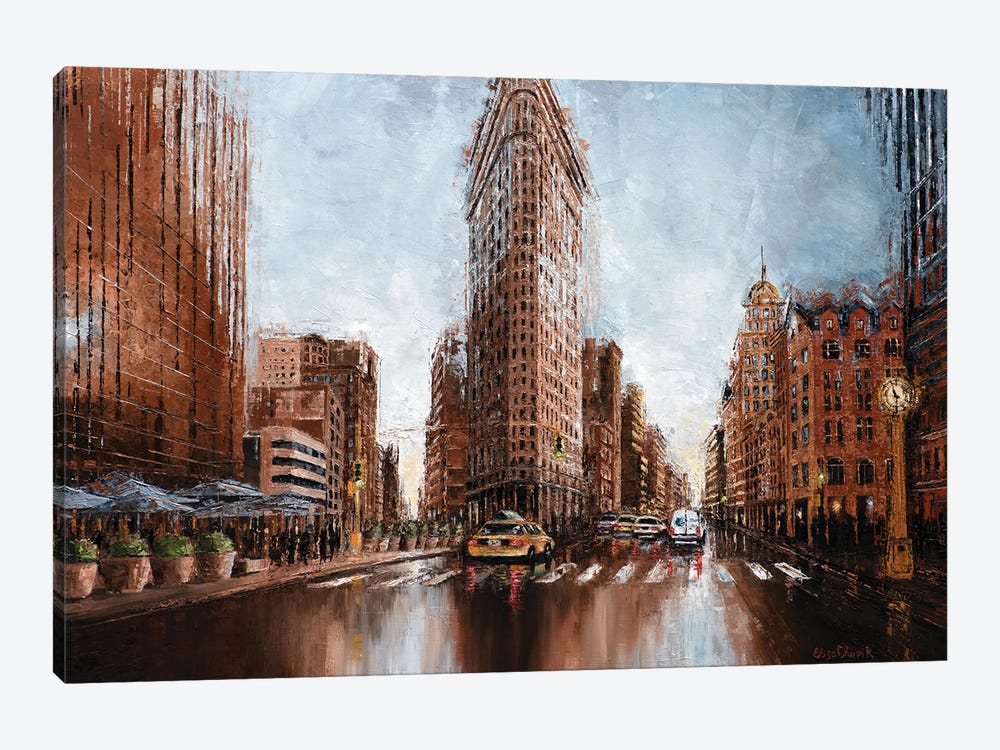 Flatiron N2, New York City by Elisa Chupik 1-piece Art Print