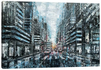 Contradictions In The City Canvas Art Print - Elisa Chupik